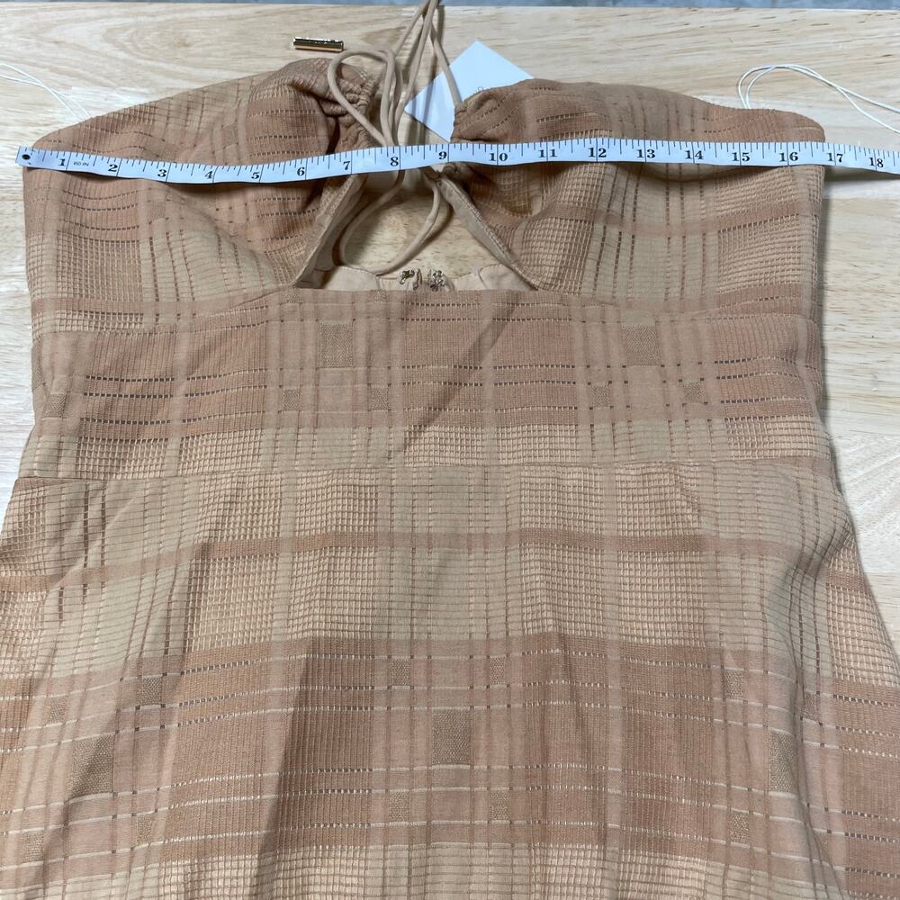 Significant Other NWT Danica Halter Cutout Maxi Dress Size 8 Tiered Flounce Hem - Picture 5 of 12